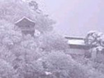 山寺 冬景色